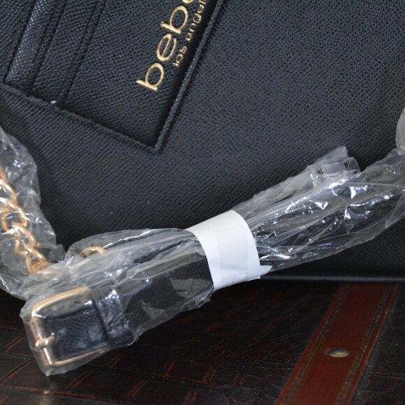 bebe Alex Small Satchel With Credit Card Organizer NWT - Picture 8 of 13